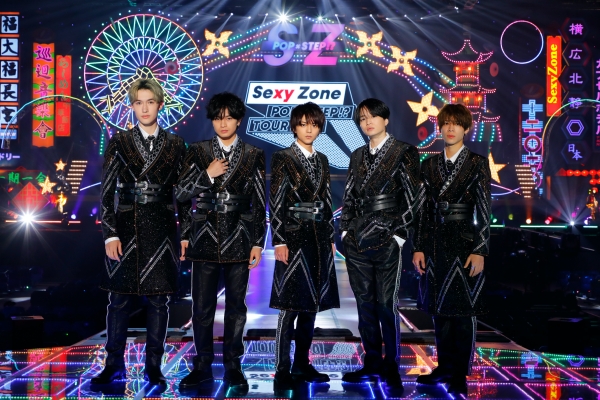 Sexy Zone 初の配信ライブがスタート ５人でのステージにファン熱狂 Sexy Zone Pop Step Tour 音楽